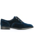 velvet Oxford shoes