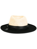 straw and felt hat 