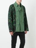 camouflage print cargo jacket