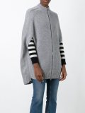 cocoon-style knit jacket
