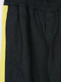 side stripe relaxed trousers