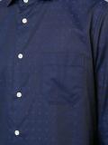 dotted button down shirt