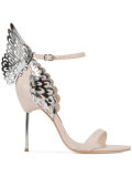 angel wing stiletto sandals