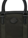 logo plaque laptop bag 