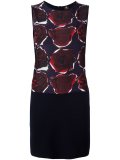 rose print sleeveless dress