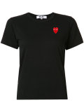 embroidered heart T-shirt 