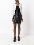 lace panel mini skirt 