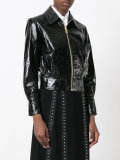 cracked leather jacket