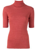 roll-neck T-shirt