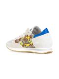 camouflage detail lace-up sneakers