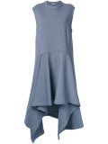 asymmetric double faced dress