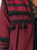 zigzag tassel detail jacket