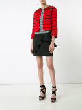 striped cropped jacket