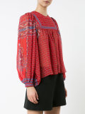 'Minou' folk print blouse