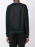 panelled sweatshirt