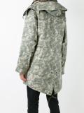 camouflage zipped coat