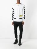 spray detail sweatshirt 