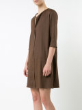 plain short flared dress 