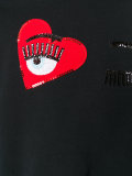 wink patch sweatshirt 