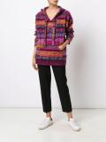 patterned hoodie 
