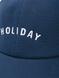 logo embroidered cap