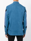 symmetric triangular print shirt