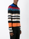 multi print oversized jumper