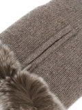 fur trim gloves