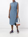 Tracery print dress