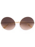 round gradient lens sunglasses