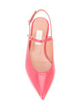 pointed toe ballerinas