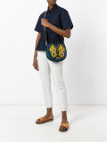 tiger patch saddle bag 