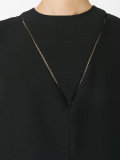 V-neck panel shift dress