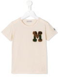 M appliqué T-shirt