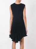 ribbed inset detail dress