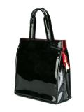 logo print shopping bag
