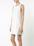 pinstripe mini dress