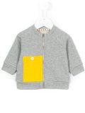 pocket detail zip sweatshirt