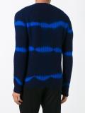 blurry stripes jumper