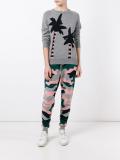 palm tree intarsia jumper 