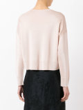 cropped knitted top