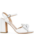 twist-detailed block heel sandals