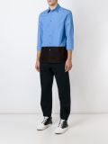 contrast hem shirt