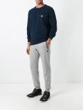 gathered ankle track pants