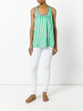 striped racer back vest 