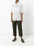 patterned blouse