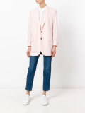 oversized two-button blazer