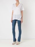 ruffled t-shirt