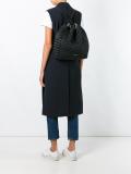 quilted drawstring backpack 