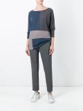 colour block jumper